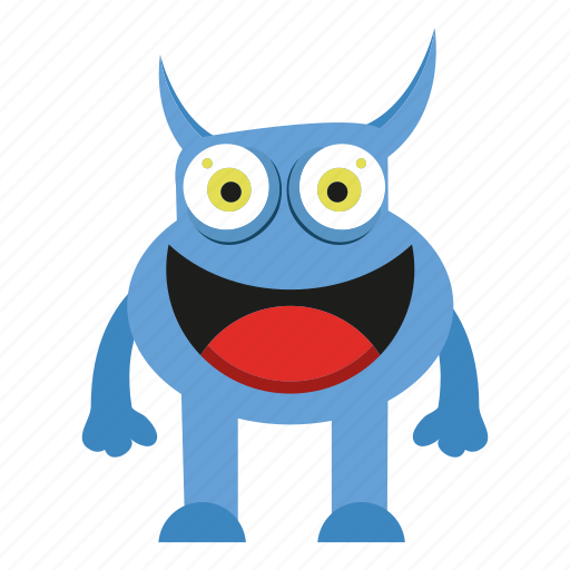 Demon, devil, halloween, horn, monster cartoon icon - Download on Iconfinder