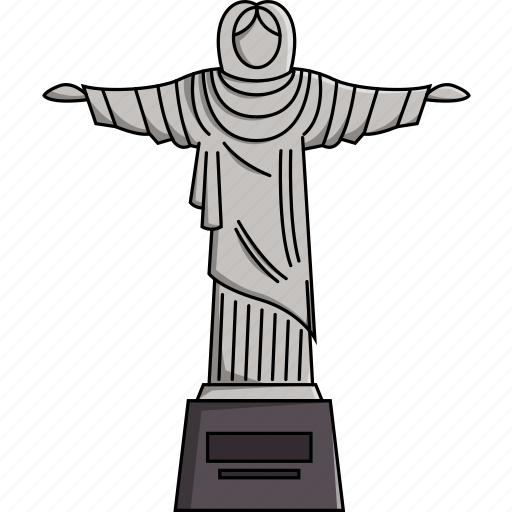 Brazil, jesus, jesus redeemed, monument, redeemed, rio, saviour icon - Download on Iconfinder