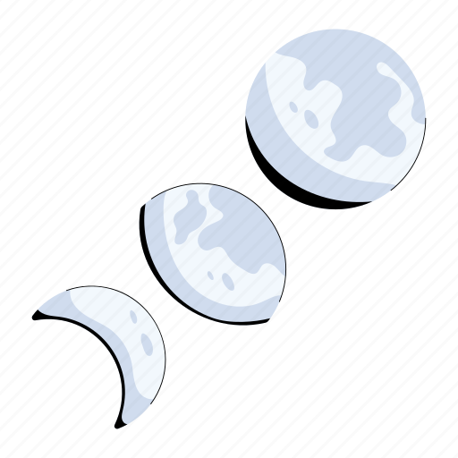 Whole moon, full moon, bright moon, crescent, lunar icon - Download on Iconfinder