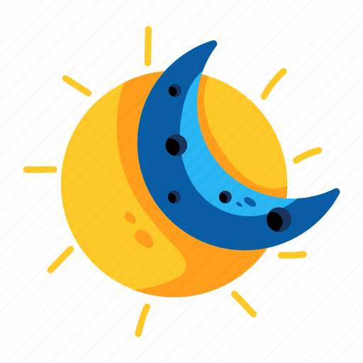 Solar eclipse, sun eclipse, solar system, eclipse, lunar eclipse icon - Download on Iconfinder