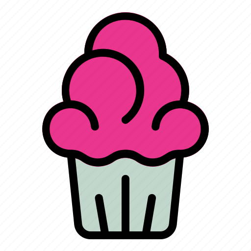 Cake, dessert, muffin, food, breakfast icon - Download on Iconfinder