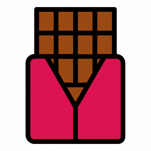 Chocolate, bar, sweets, fodd, breakfast icon - Download on Iconfinder