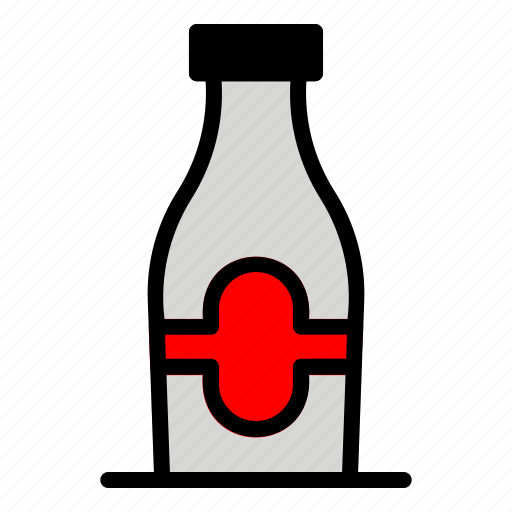Sauce, tomato, ketchup, bottle, breakfast icon - Download on Iconfinder