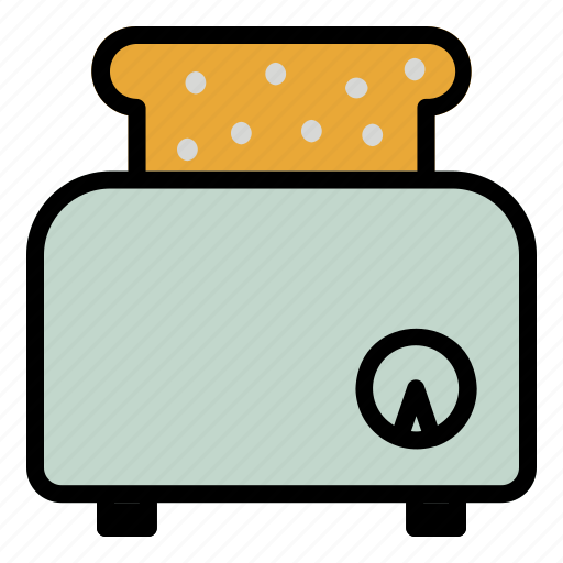 Toast, bread, toaster, breakfast, food icon - Download on Iconfinder