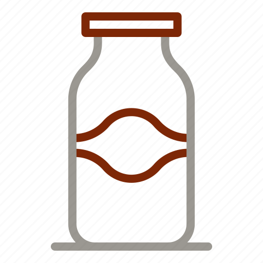 Milk, bottle, drink, breakfast icon - Download on Iconfinder