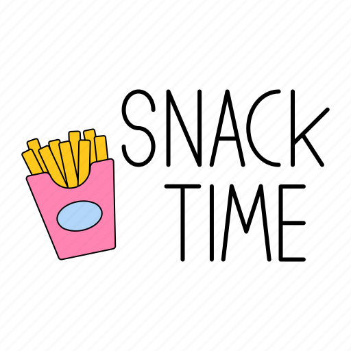 Chips, junk, food, potatoes, fast, french, fries sticker - Download on Iconfinder