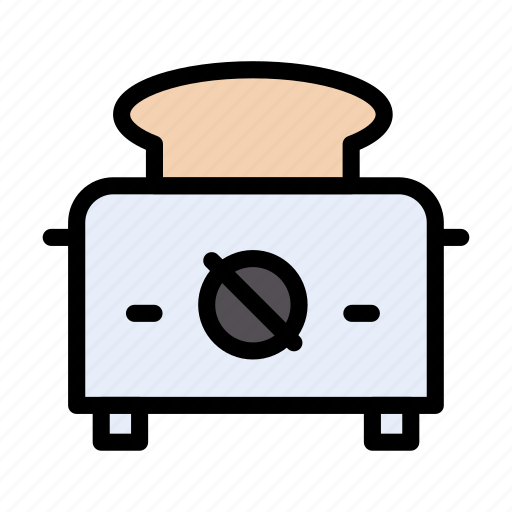 Toaster, bread, breakfast, morning, food icon - Download on Iconfinder