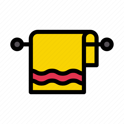 Towel, bath, morning, fresh, routine icon - Download on Iconfinder