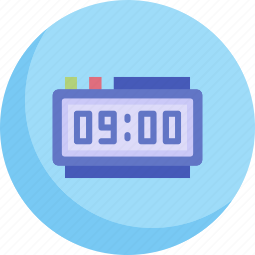 Digital, clock, alarm, timer, time, and, date icon - Download on Iconfinder