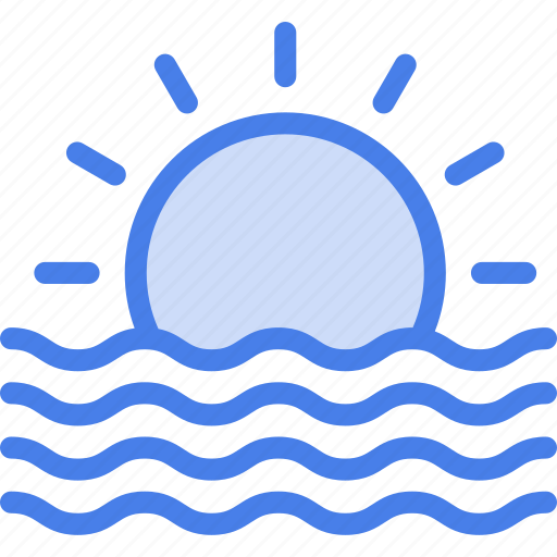 Sunshine, sunlight, sun, sand, ocean, nature icon - Download on Iconfinder