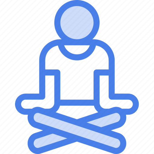 Yoga, meditation, wellness, exercise, relaxing, pilates icon - Download on Iconfinder