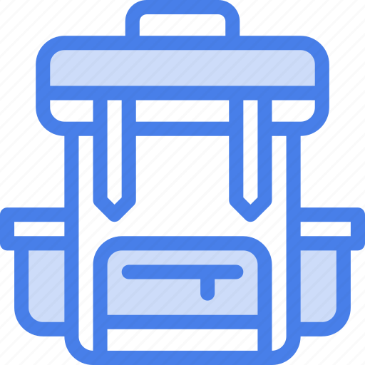 School, bag, accessory, luggage, high, education, backpack icon - Download on Iconfinder