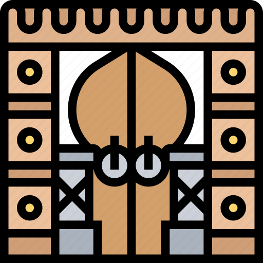 Door, morocco, arabic, entrance, architecture icon - Download on Iconfinder