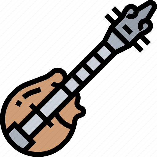 Mandolin, string, folk, music, instrument icon - Download on Iconfinder