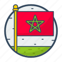 flag, morocco, country, flags, nation, world