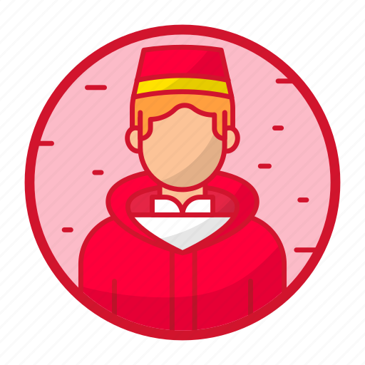 Moroccan, muslim, user, traditional, man, cultyre, avatar icon - Download on Iconfinder