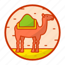 camel, desert, humps, arabian, animal, mammal