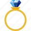 diamond, ring, mother day, gift icon 