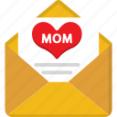 mothers, letter, love, heart, mom