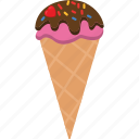 ice, cream, cone, mother day