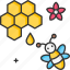 bee, bees, honey, honeycomb, organic 