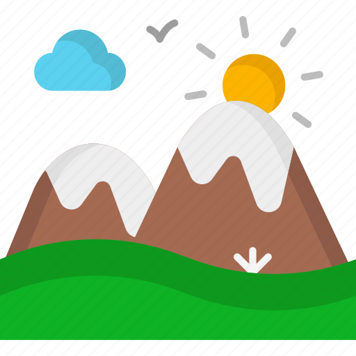 Landscape, mountain, mountains, snow icon - Download on Iconfinder