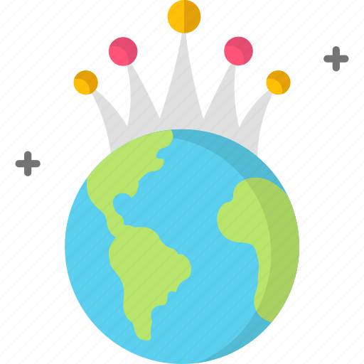 Crown, earth, earth day icon - Download on Iconfinder