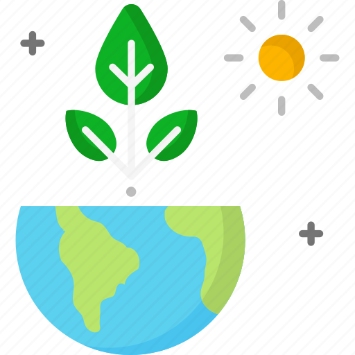 Earth, ecology, globe, leaves, planet, plant icon - Download on Iconfinder