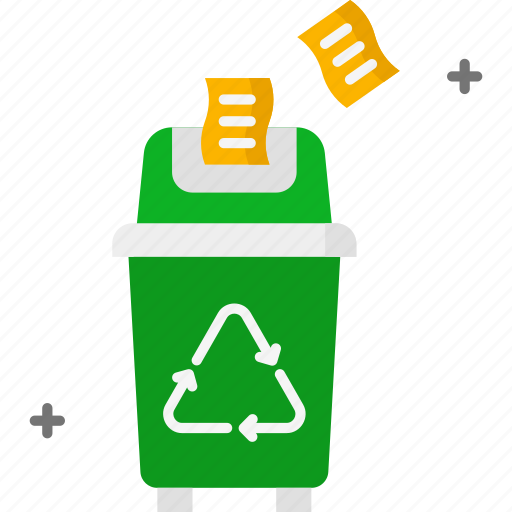 Enviroment, green earth, paper, paper recycle, recycle, recycle bin icon - Download on Iconfinder