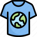 campaign, earth day, earth on t-shirt, ecology, environment, mother, nature