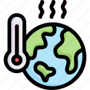earth day, ecology, environment, global warming, mother, nature, thermometer
