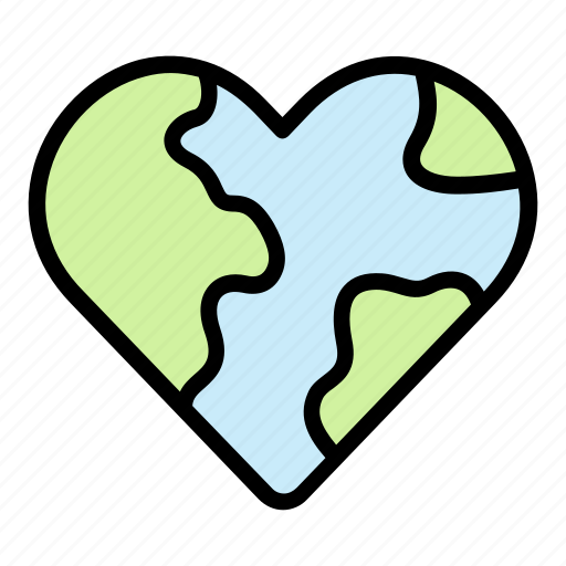 Love, earth, environtment, mother earth day, heart icon - Download on Iconfinder