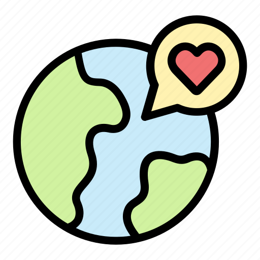 World, love, earth, globe icon - Download on Iconfinder