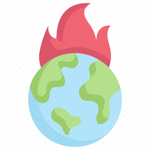 Earth day, earth on fire, ecology, environment, global warming, mother, nature icon - Download on Iconfinder