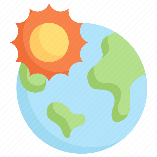 Earth day, earth with sun, eclipse, ecology, environment, mother, nature icon - Download on Iconfinder