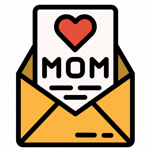 Card, letter, love, mom icon - Download on Iconfinder