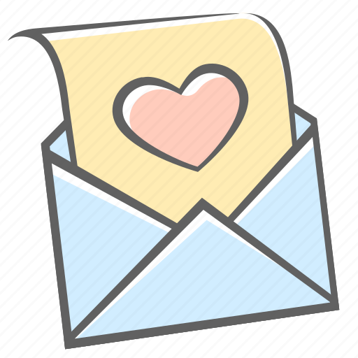 Email, envelope, heart, letter, mail, message, valentine icon - Download on Iconfinder