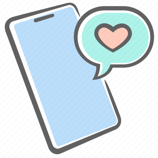 Congratulation, heart, message, mobile, phone, smartphone icon - Download on Iconfinder