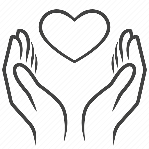 Care, hands, heart, life, love, valentines icon - Download on Iconfinder