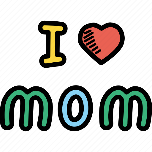 I, love, mom, mother icon - Download on Iconfinder