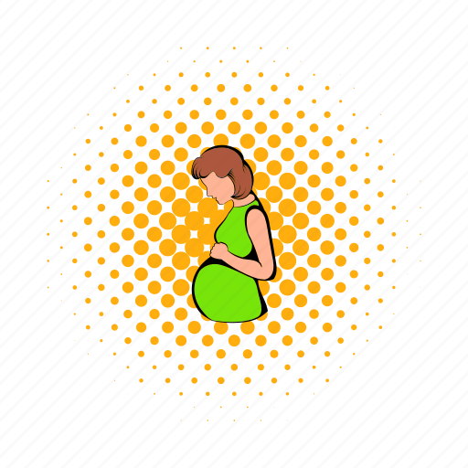 Belly, comics, female, motherhood, pregnancy, pregnant, woman icon - Download on Iconfinder