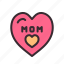 mother, mom, happy, love, heart, greeting 