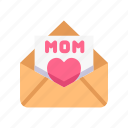 mother, mom, happy, love, letter, greeting, envelope