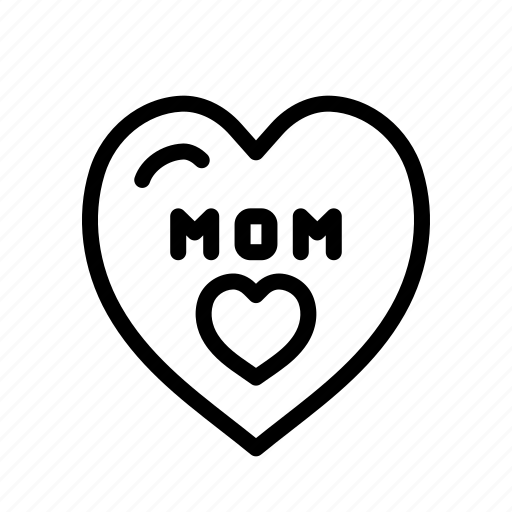 Mother, mom, happy, love, heart, greeting icon - Download on Iconfinder