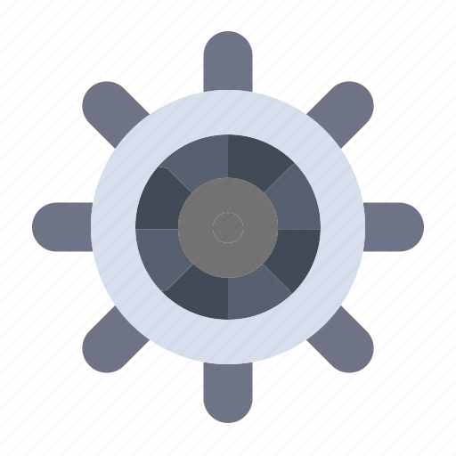 Boat, ship, wheel icon - Download on Iconfinder