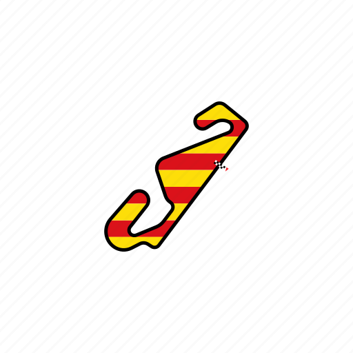 Catalan, catalunya, circuit, motogp, race, road icon - Download on Iconfinder
