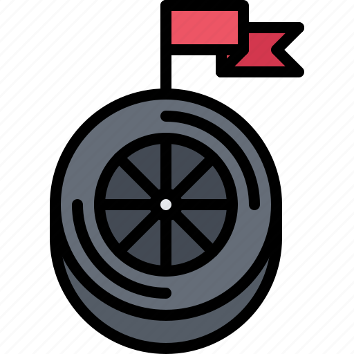 Flag, motor, race, racing, sports, wheel, win icon - Download on Iconfinder