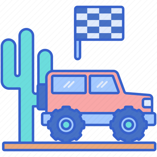 Cactus, desert, race, racing icon - Download on Iconfinder