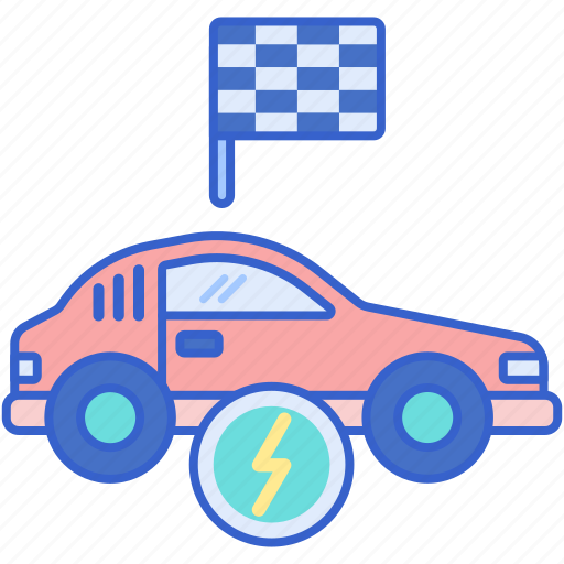 Electric, energy, power, racing icon - Download on Iconfinder