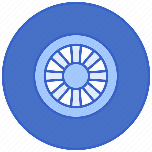 Slick, tire, wheel, car icon - Download on Iconfinder